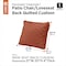 Classic Accessories Montlake FadeSafe Patio Chair/Loveseat Back Quilted Cushion, 21x20x4 Inch, Spice 62-058-QSPICE-EC - alternate 7